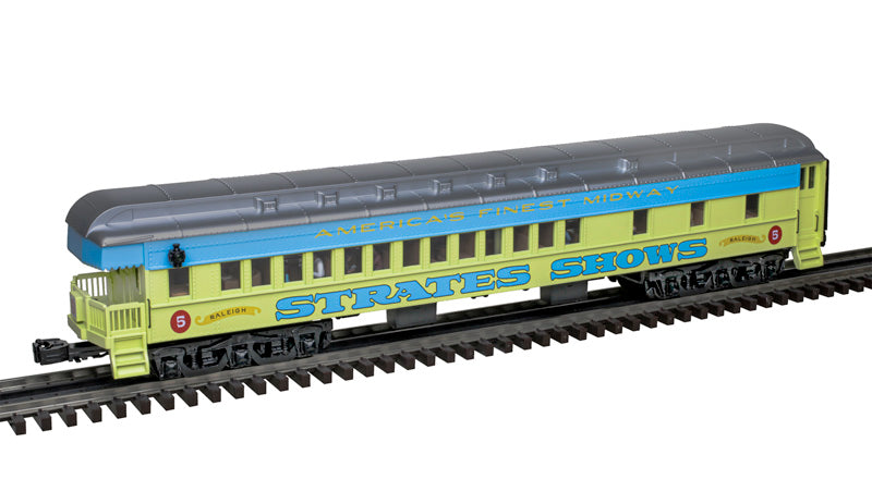 Atlas 3001773A O Strates Shows Blue Train Premier 70' Madison Passenger Car (4)