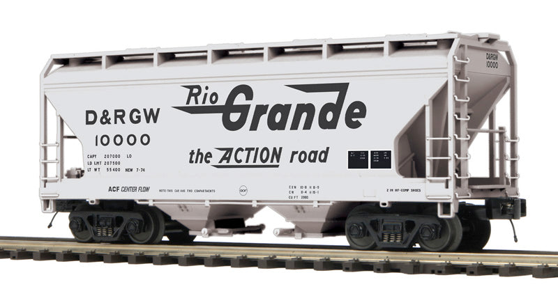 Atlas 3001891 O Rio Grande 3-Rail Premier 2-Bay Centerflow Hopper
