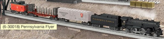 Lionel 6-30018 O Gauge Pennsylvania Flyer Steam Freight Train Set