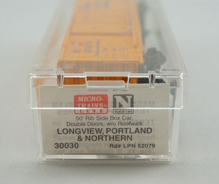 Micro-Trains 03000030 N LP&N 50' Double Door Rib Side Boxcar #52079 LN/Box