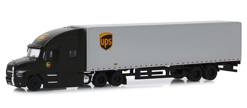 Greenlight Collectibles 30089 1:64 2019 Mack Anthem Tractor with Dry Van Trailer
