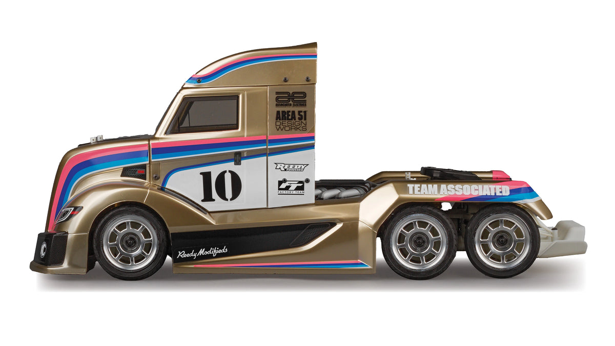 Team Associated 30143 1:10 RC10 American Custom Semitruck 6x6 Metallic Kit