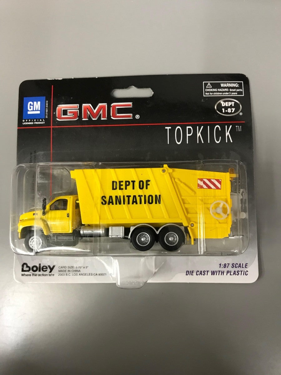 Boley 3016-88 1:87 Yellow Dept Of Sanitation GMC Truck Topkick