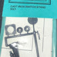 Grandt Line 3021 O And On3 3 Position Cast Iron Switch Stand Plastic Kit