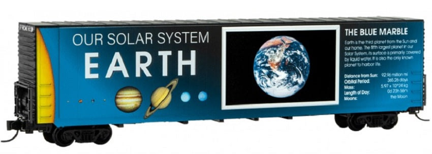 Micro-Trains 10202833 N Solar Series Earth Un-Lit Ver. 60' Excess Height Boxcar