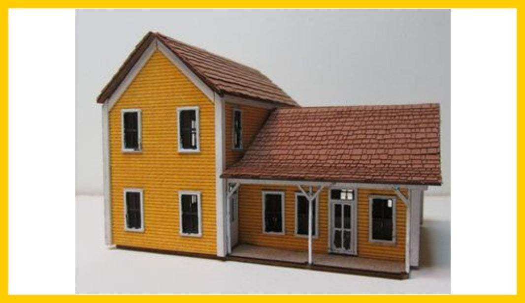 RS Laser Kits 3056-B N Roundtree Farm House Building Kit