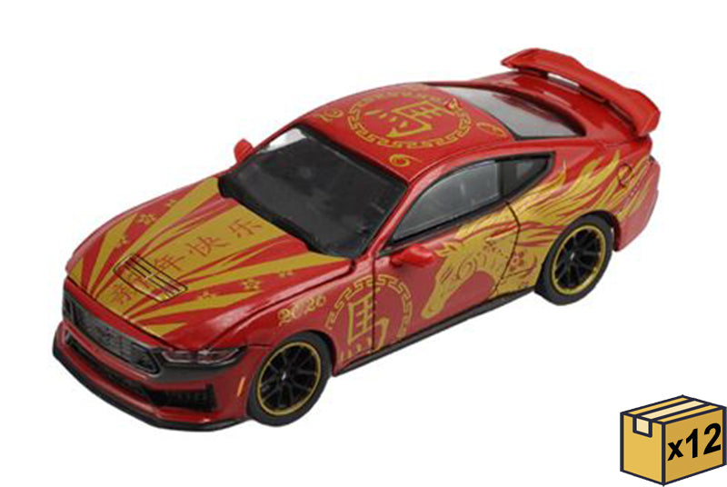 Greenlight Collectibles 30576-CASE 1:64 2024 Ford Mustang Dark Horse (12)