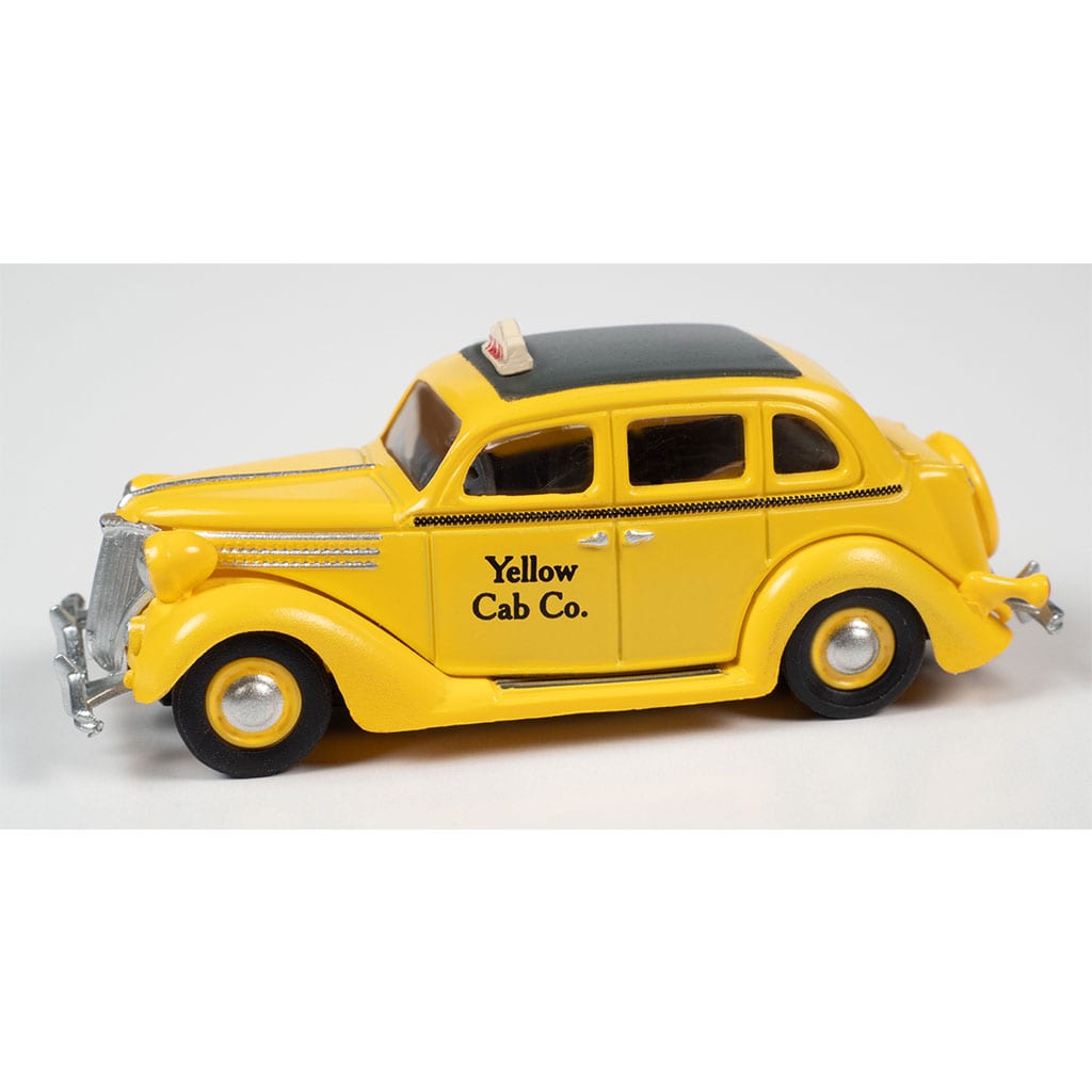 Classic Metal Works 30611 HO Mine Metals Yellow 1936 Ford Sedan Taxi Car