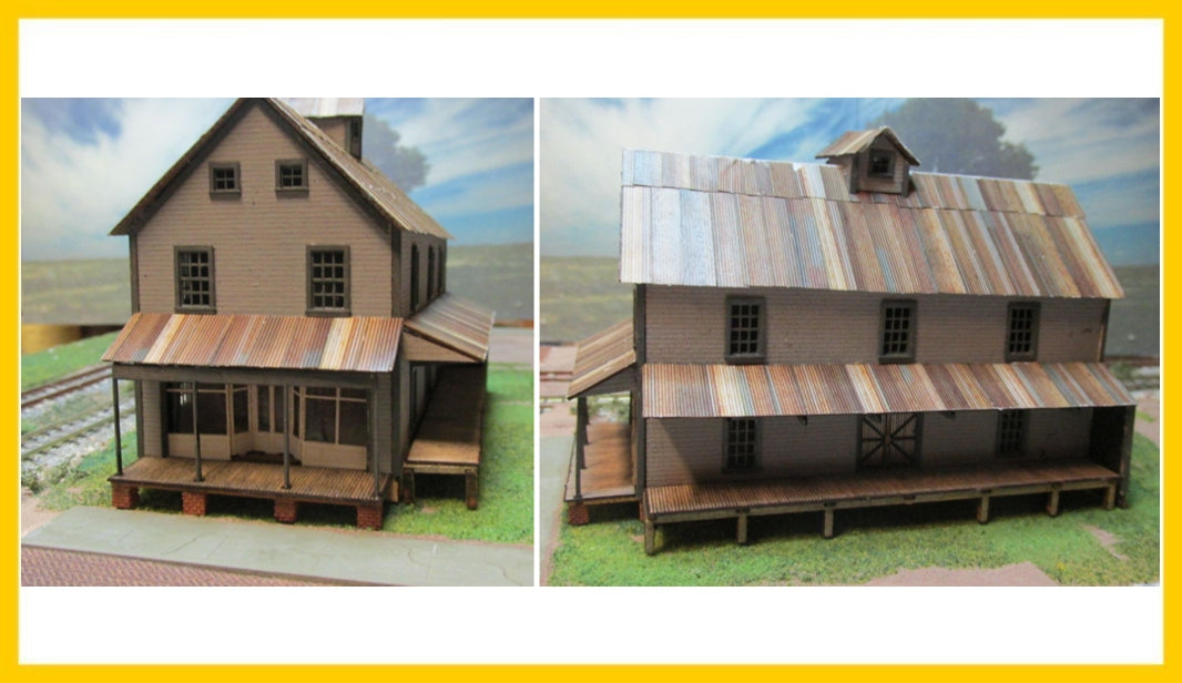RS Laser Kits 3066-B N Medford General Store Building Kit
