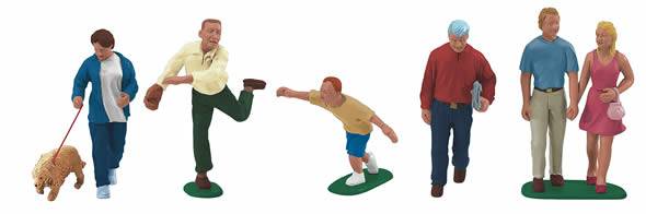 Lionel 6-24191 O Scale People at the Park Hand Painted Pewter Figures (Set of 5)