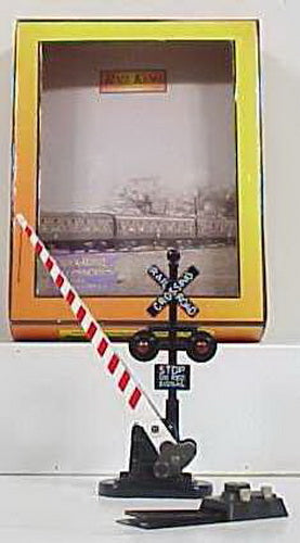 MTH 30-1073 O Gauge Highway Flasher/ Crossing Gate #262 LN/Box