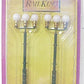 MTH 30-11034 O Tripple Globe Park Lamp Set (Pack of 2)