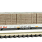 Micro-Trains 05400270 N Canadian Pacific Bulkhead Flatcar w/Load #304903