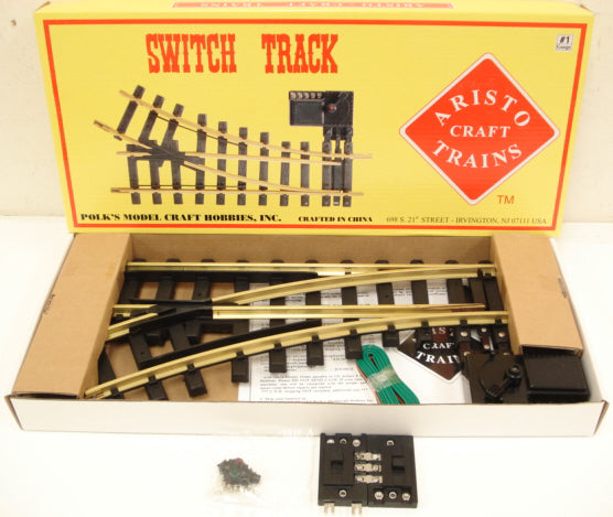 Aristo-Craft 11215 G Euro Brass Left Hand Remote Switch Turnout NIB