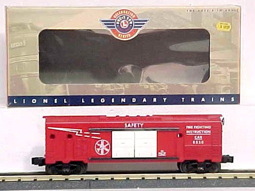 Lionel 6-39210 O Gauge PWC Fire Fighting Instruction Car #6530 LN/Box