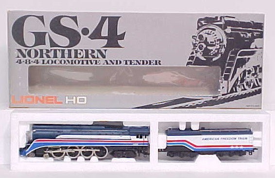 Lionel HO GS-4 Northern American Freedom Train 4-8-4 Steam Loco and Tender #4449 LN/Box