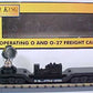 MTH 30-7927 O Amtrak Operating Depressed Flatcar #16000 with Searchlight LN/Box
