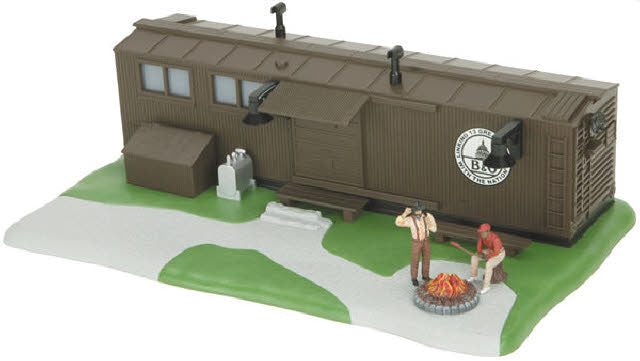 MTH 30-90012 O Brown Work Office W/ Operating Fire
