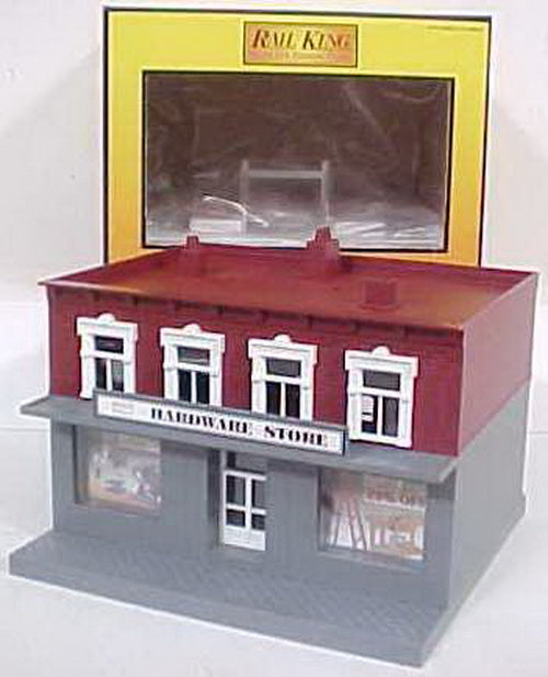 MTH 30-9018 O Hardware Store Red & Gray w/White Trim LN/Box