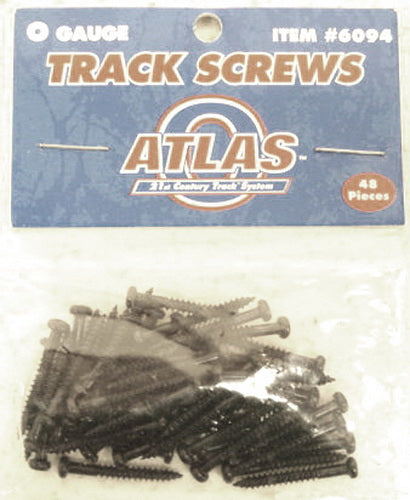 Atlas 6094 O Scale Gauge Track Screws (Pack of 48)