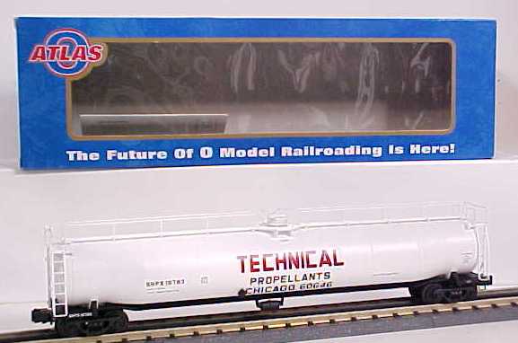 Atlas 6405-1 Technical Propellants SHPX 33,000 Gallon Tank Car #18783 (3 Rail) LN/Box