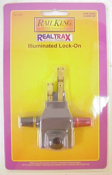 MTH 40-1003 O Scale Railking RealTrax Illuminated Lockon