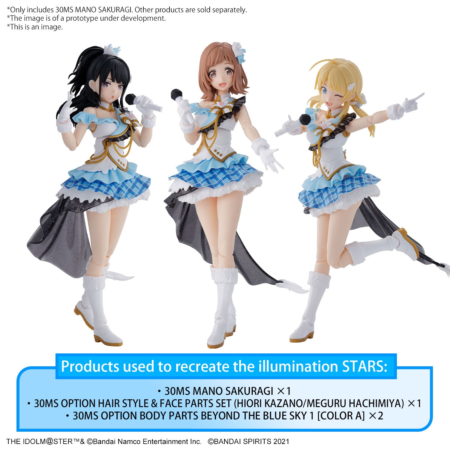 Bandai 2676311 30MS The idolmaster Shiny Colors Mano Sakuragi Color A Kit