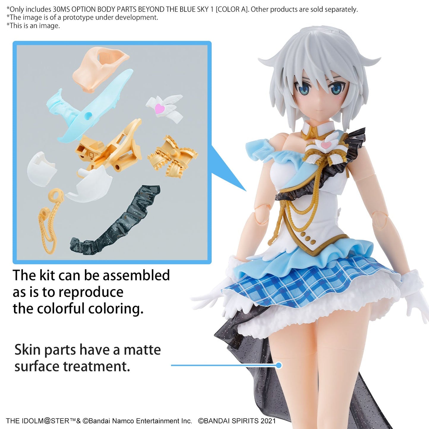 Bandai 2676313 30MS Option Body Parts Beyond The Blue Sky 1 Color A Plastic Kit