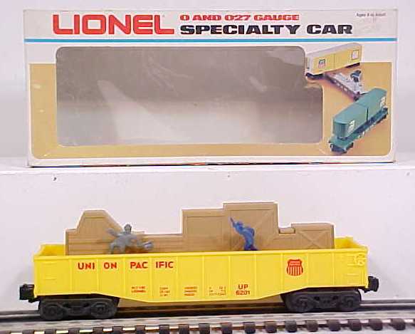 Lionel 6-6201 O Gauge Union Pacific Animated Gondola LN/Box