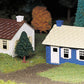 Bachmann 45608 O Plasticville USA Cape Cod House Classic Building Kit (Set of 2)