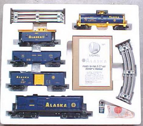 Lionel 6-11972 O Gauge Alaska Railroad GP-7 Diesel Train Set MT/Box