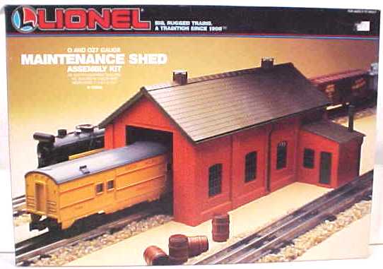 Lionel 6-12906 O and O27 Scale Maintenance Shed Plastic Building Kit NIB
