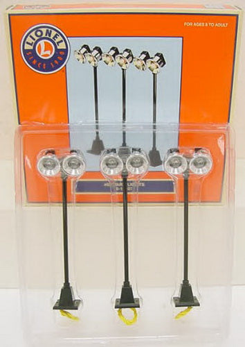 Lionel 6-12927 O Dual Illuminated #65 Yard Lights (Set of 3) LN/Box