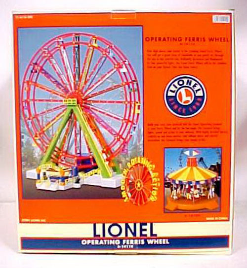 Lionel 6-14110 O Gauge Operating Ferris Wheel LN/Box