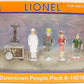 Lionel 6-14218 O Scale Downtown People Hand Painted Pewter Figures (Set of 6) NIB