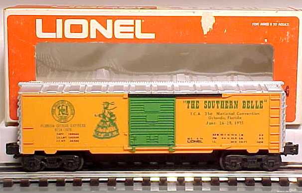 Lionel 6-9774 O Florida Citrus Express "The Southern Bell" 1975 TCA Car #9774 LN/Box