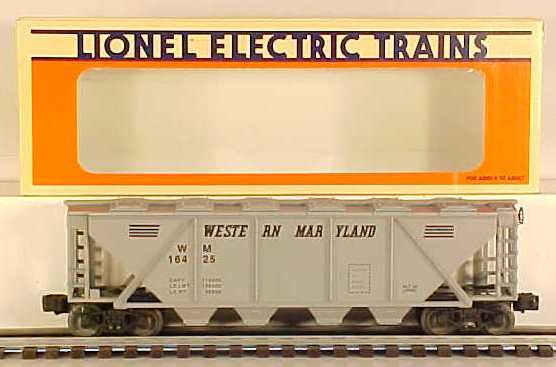 Lionel 6-16425 Western Maryland Covered Quad Hopper LN/Box