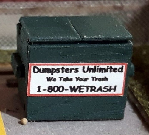 Osborn Model Kits 1132 HO Garbage Dumpster Kits (Pack of 4)