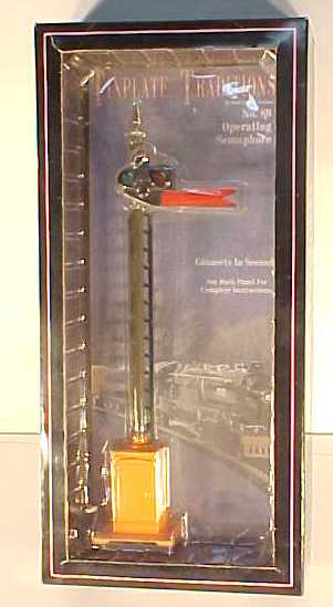 MTH 10-1047 Standard Gauge No.80 Operating Semaphore LN/Box