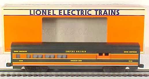 Lionel 6-19117 O Great Northern "Crossley Lake" Aluminum Combine Car #1240 LN/Box