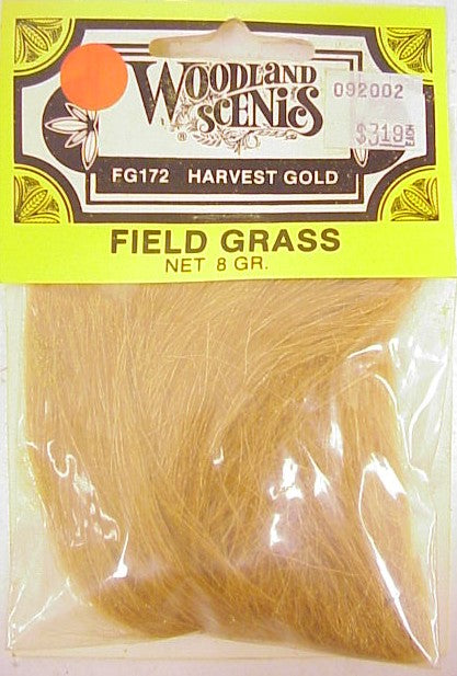 Woodland Scenics FG172 Harvest Gold Field Grass 8 Gram Pack
