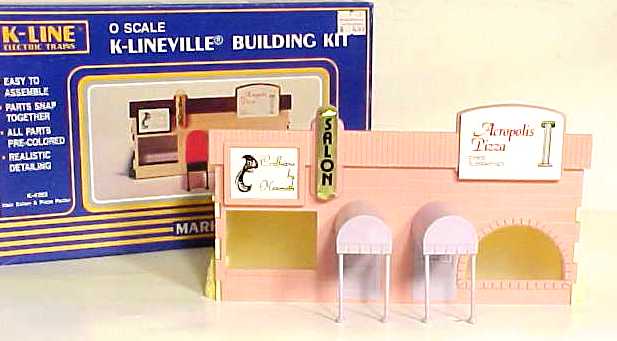 K-Line K-4103 Hair Salon & Pizza Parlor Kit