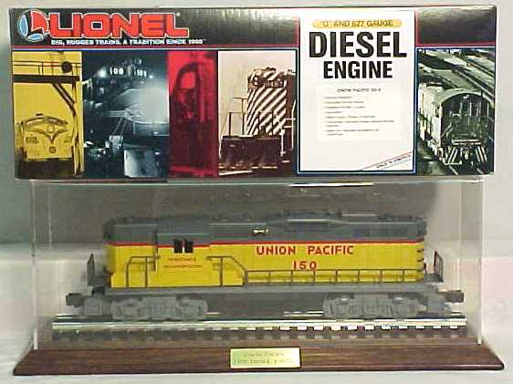 Lionel 6-18553 O Gauge Union Pacific Sears GP-9 Diesel Locomotive w/Case #150 LN/Box