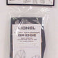Lionel 6-62716 O Scale Short Extension Bridge Snap Together Kit