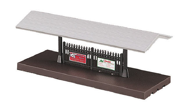 MTH 30-9006 O Gauge Passenger Station Platform (Gray Roof/Brown Base)
