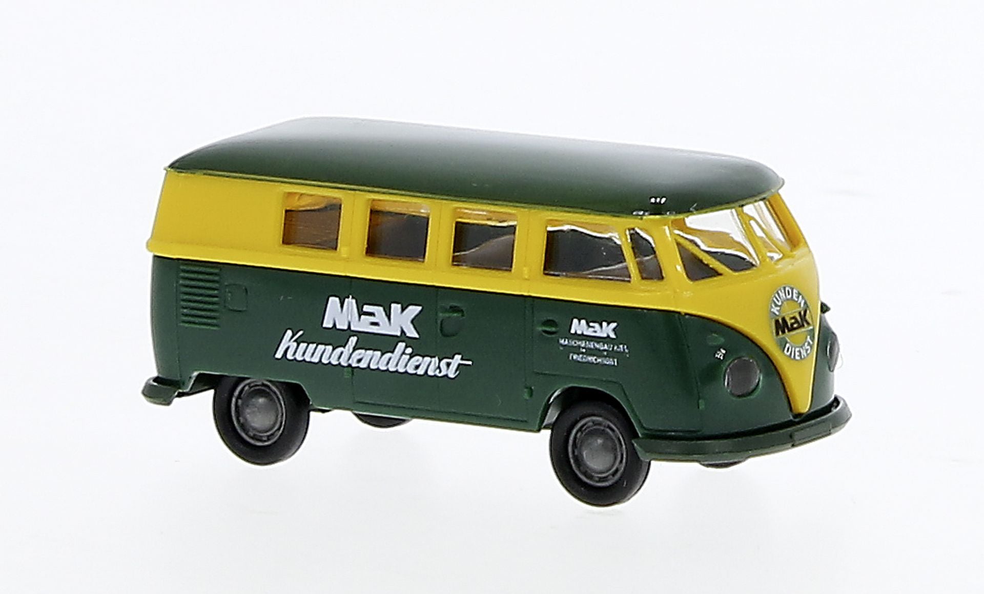 Brekina Automodelle 31627 HO MaK in Kiel 1960 Volkswagen T1b Passenger Van