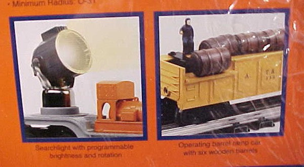 Lionel 6-31711 O Gauge  PWC Wabash Diesel Freight Train Set #1563W MT/Box