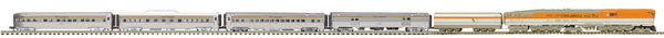 MTH 20-3350-1 O Gauge Chesapeake & Ohio M-1 Steam Passenger Train Set with PS2