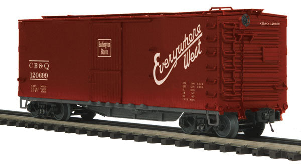 MTH 20-93385 Chicago Burlington & Quincy 40’ USRA Double Sheathed Boxcar #120703 LN/Box