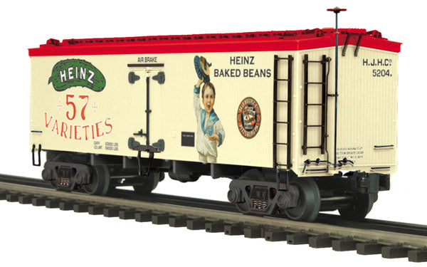 MTH 20-94330 O Gauge Heinz 36’ Woodsided Reefer Car LN/Box